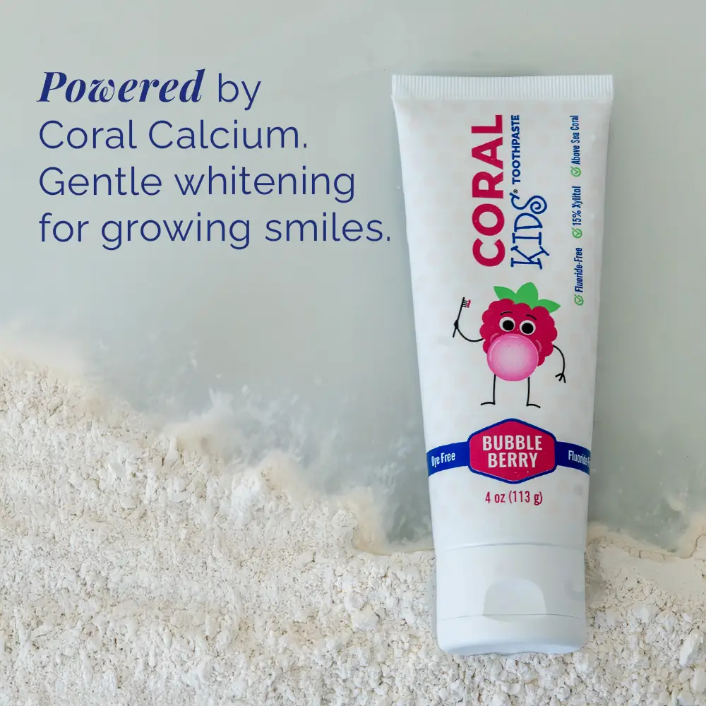 Fluoride Free Kids Whitening Bubble Berry Toothpaste with Xylitol - Image 4
